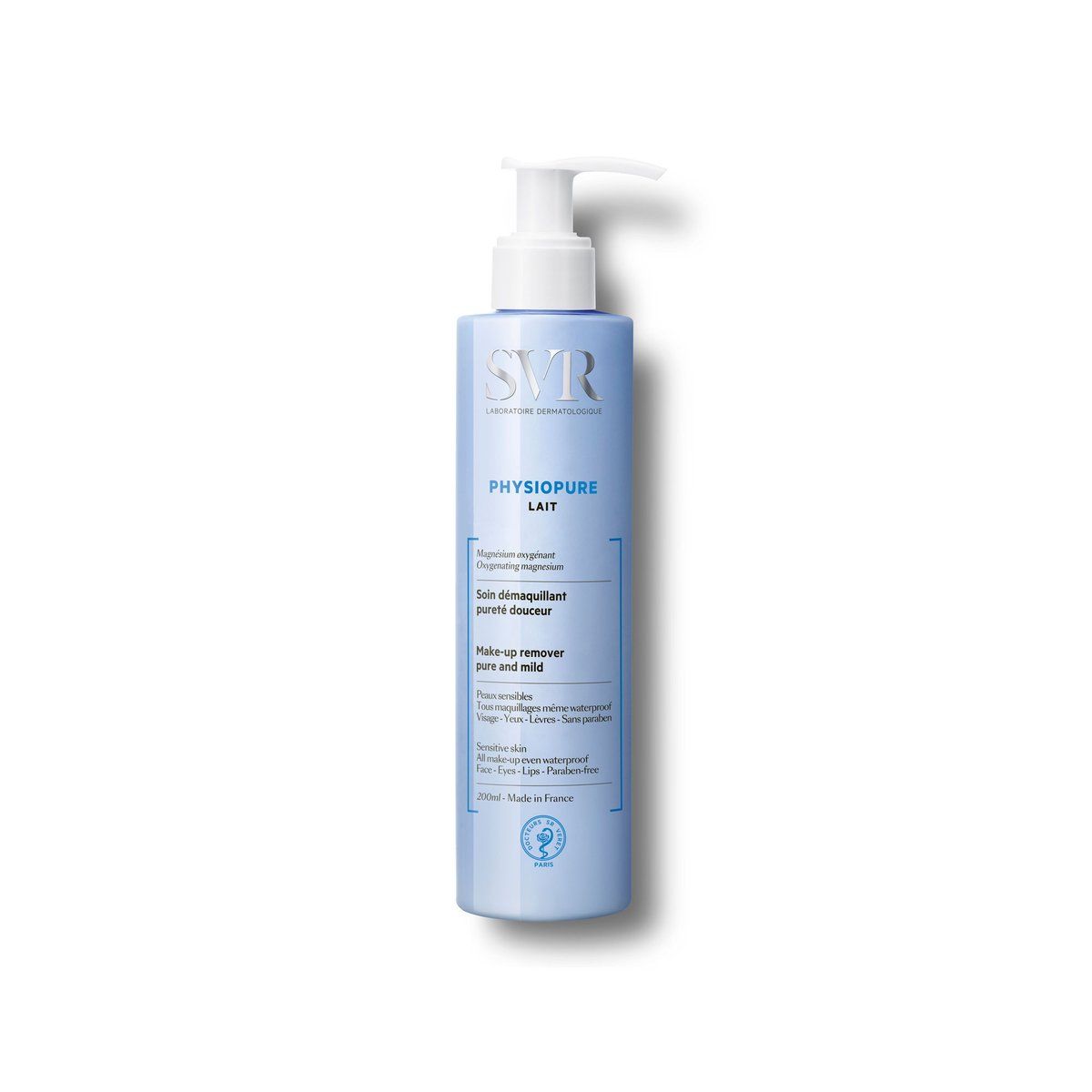 Sữa tẩy trang dành cho mặt, mắt và môi - SVR PHYSIOPURE Lait (200ml)