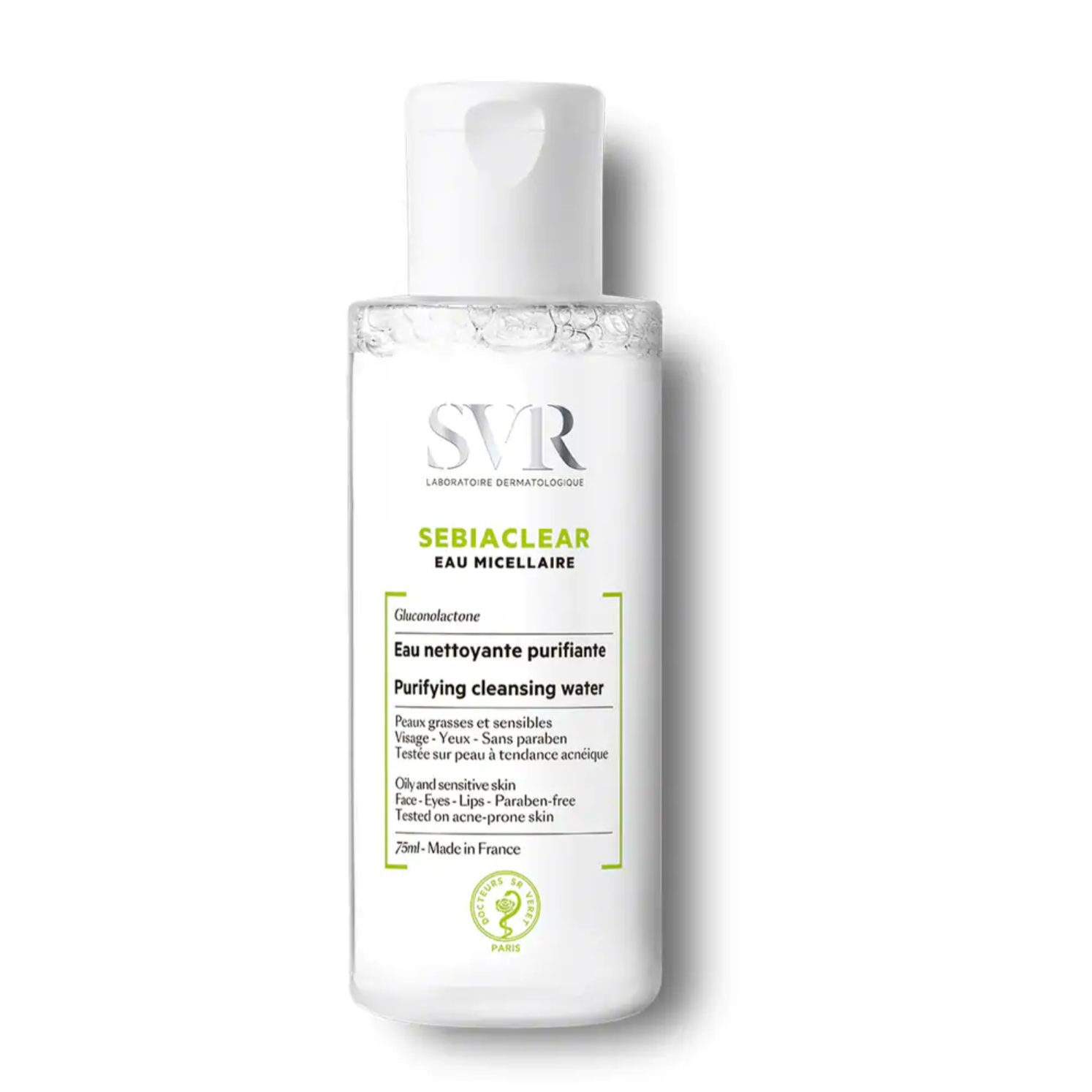 Nước tẩy trang loại bỏ dầu thừa - SVR SEBIACLEAR Eau Micellaire