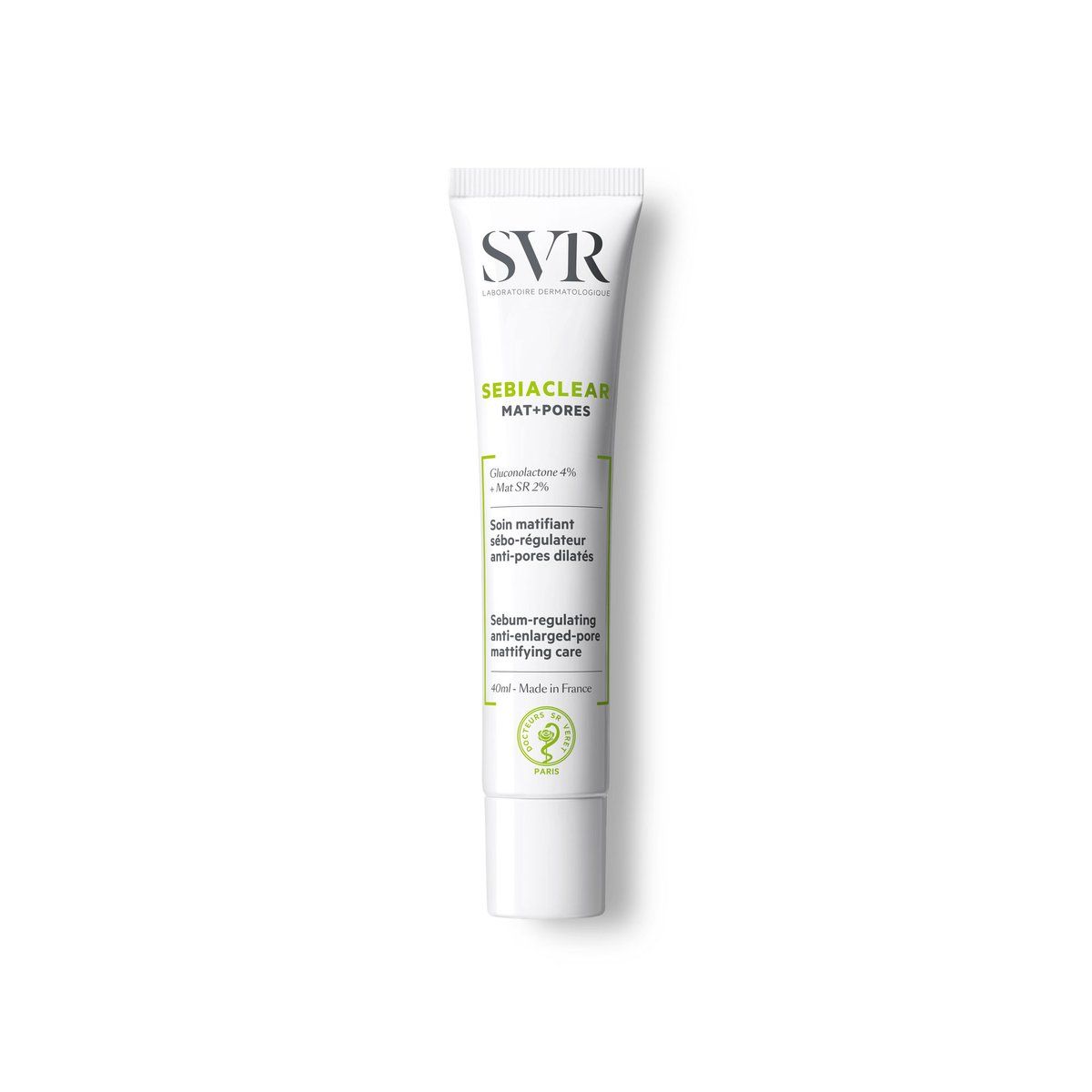 Kem dưỡng kiềm dầu, giảm mụn và thu nhỏ lỗ chân lông - SVR SEBIACLEAR Mat + Pores (40ml)