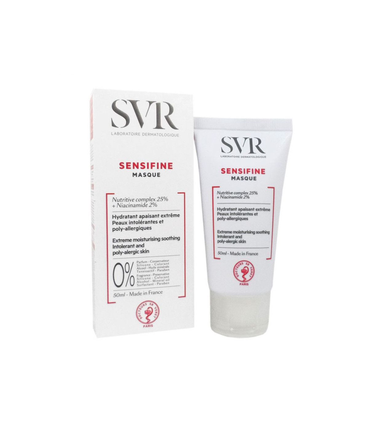Mặt nạ dưỡng ẩm, làm dịu cho da không dung nạp và da kích ứng - SVR SENSIFINE Masque (50ml)