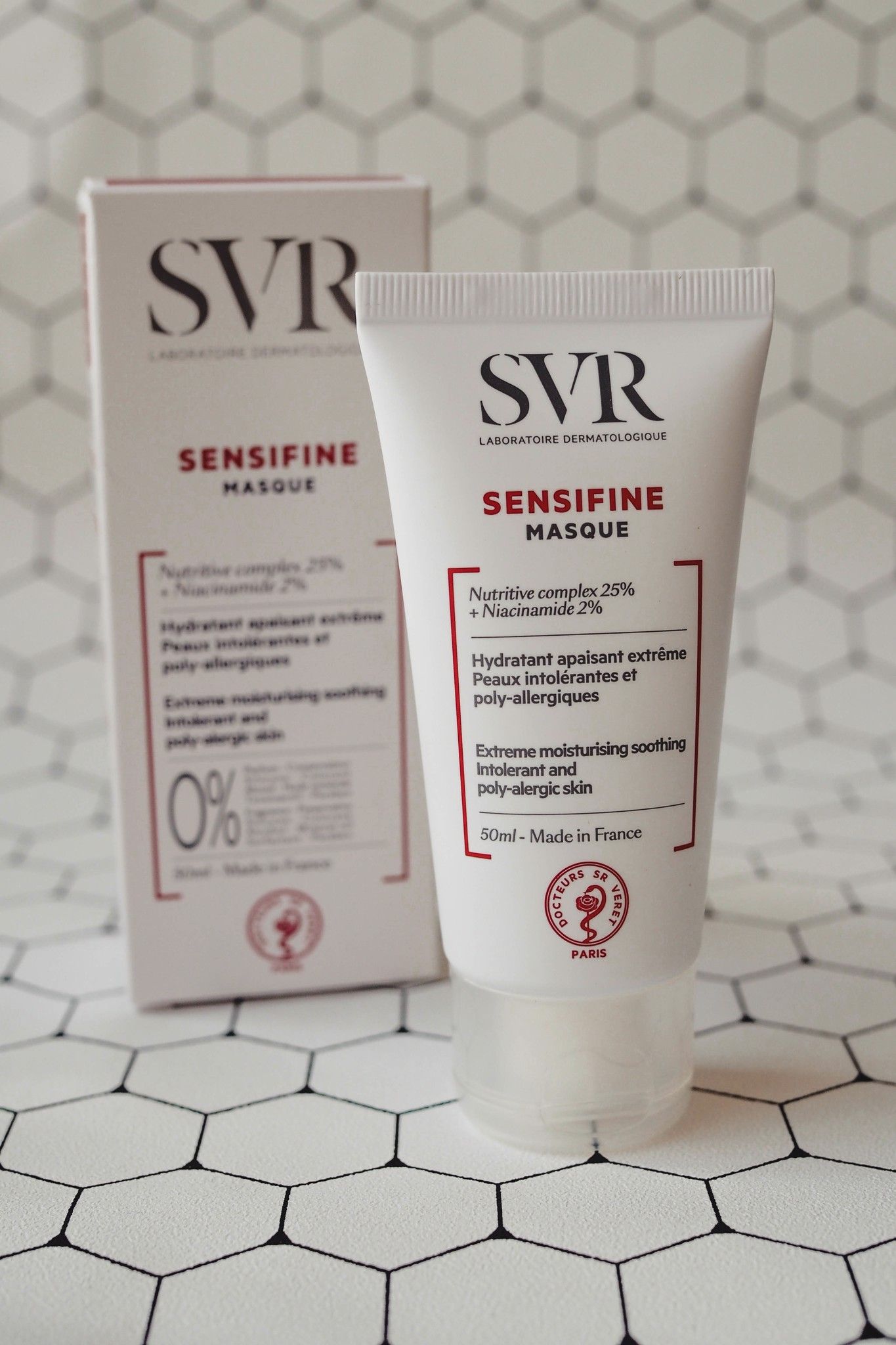 Mặt nạ dưỡng ẩm, làm dịu cho da không dung nạp và da kích ứng - SVR SENSIFINE Masque (50ml)