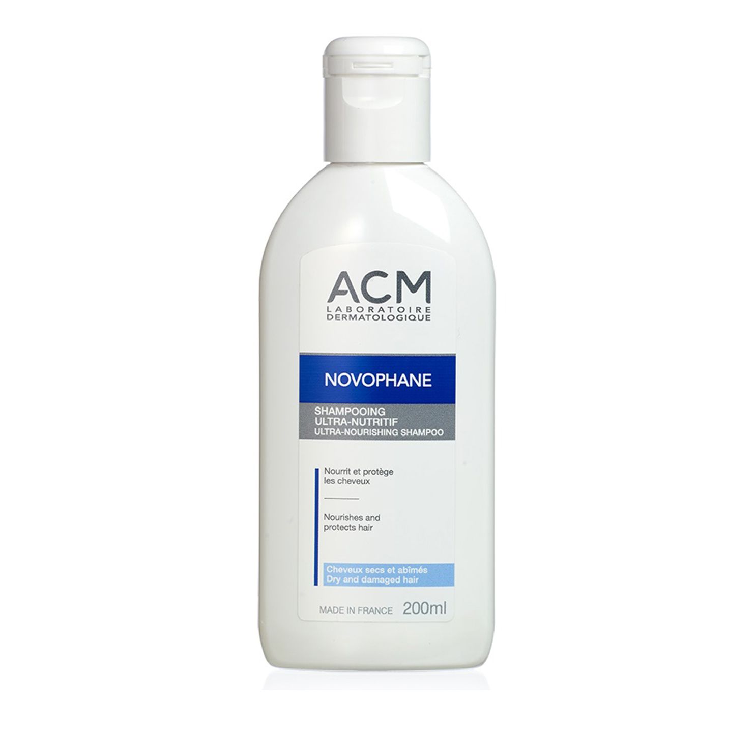 Dầu gội dành cho tóc khô xơ, gãy rụng - ACM NOVOPHANE Ultra-Nourishing Shampoo (200ml)
