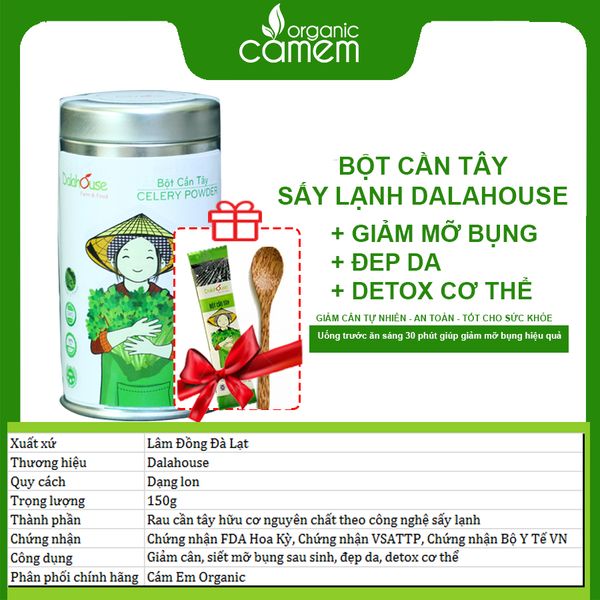  Bột CỎ LÚA MÌ dalahouse giảm cân thải độc detox cơ thể bổ sung diệp lục hỗ trợ tiêu hóa - 150g 