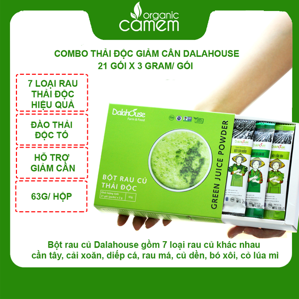  COMBO THẢI ĐỘC DETOX ĐẸP DA -DALAHOUSE 