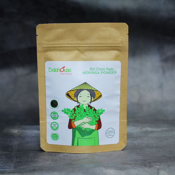  Bột Chùm Ngây Sấy Ép Lạnh Dalahouse - Bịch 50gr 