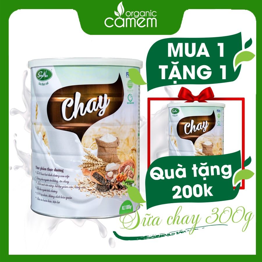  [MUA 1 TẶNG 1] Sữa chay soyna - Sữa chay cao cấp soyna - Sữa hạt cho người ăn chay - sữa thuần chay soyna 