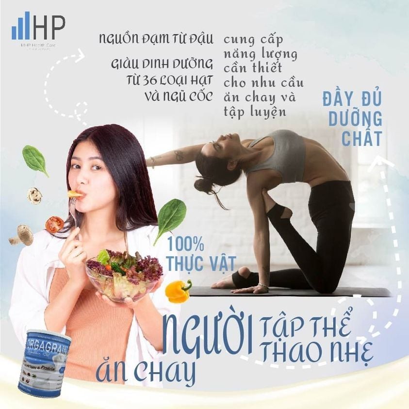  Sữa hạt thuần chay Orgagrain - SỮA HẠT cho người ăn Chay - Sữa 36 loại hạt cao cấp - Lon 900g 