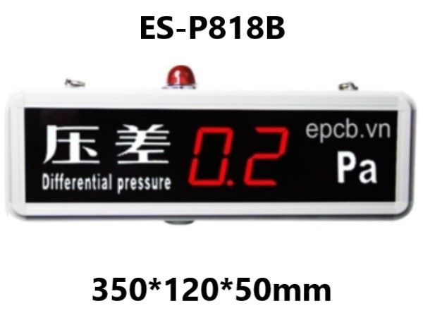 Đồng hồ Led đo áp suất tích hợp cảnh báo ES-P818