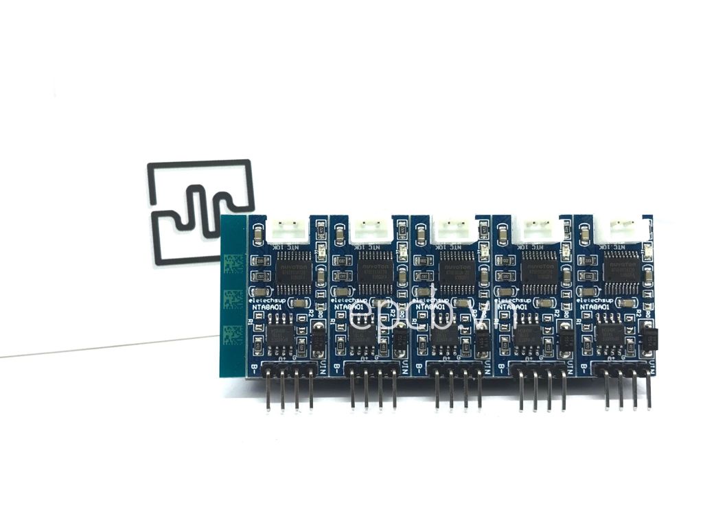 Mạch cảm biến nhiệt độ NTC10K RS485 Modbus RTU kết nối PLC