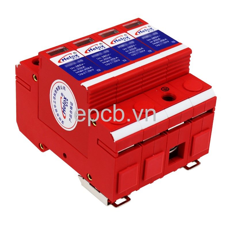 Bộ chống sét lan truyền thứ cấp 3 pha 40kA cấp nguồn 380V MCD2-40/4