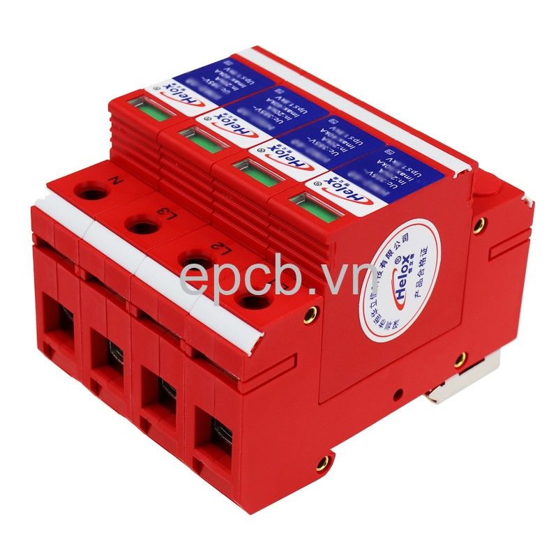 Bộ chống sét lan truyền thứ cấp 3 pha 40kA cấp nguồn 380V MCD2-40/4