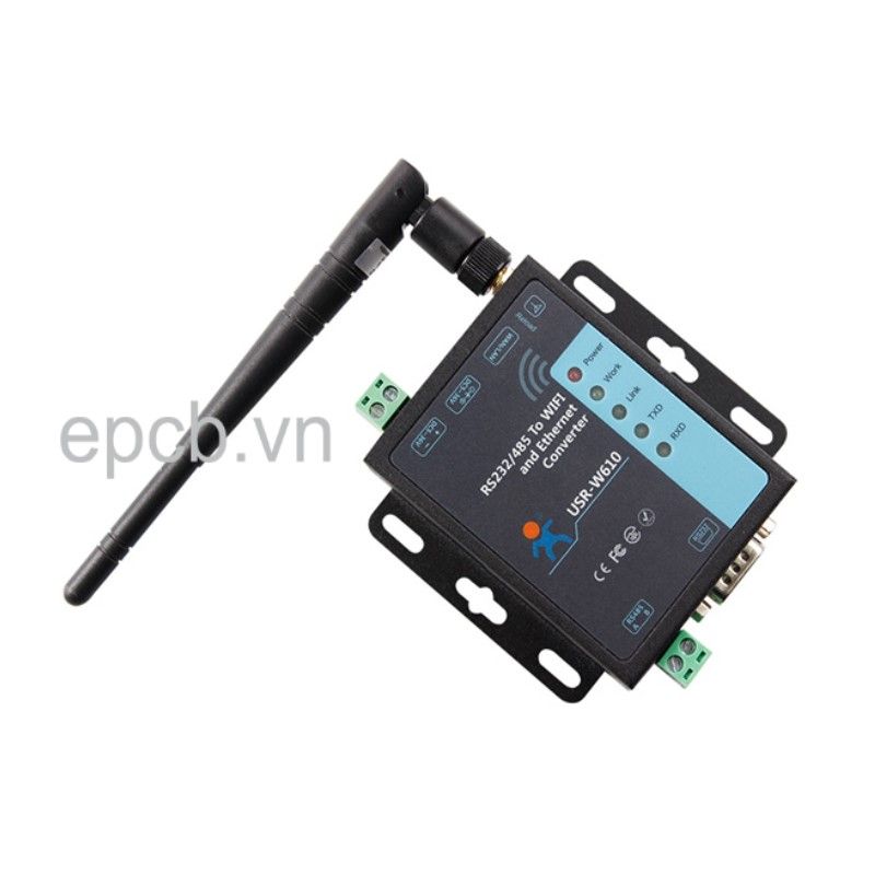 Bộ chuyển đổi RS485/RS232 sang Ethernet và Wifi USR-W610