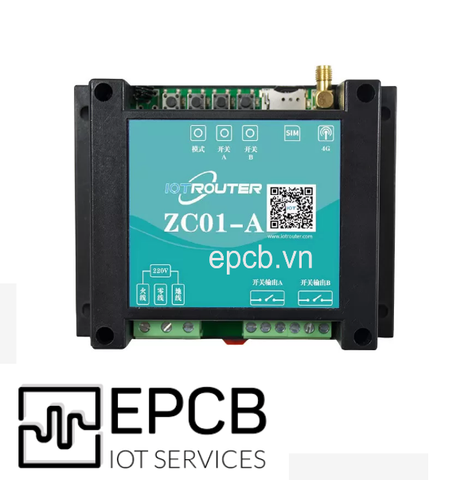 Bộ điều khiển 2 DO sang 4G LTE ZC01-A