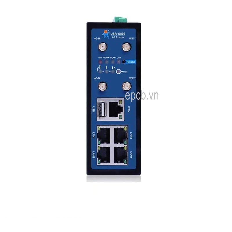 Bộ định tuyến công nghiệp router 3G/4G WIFI 4G LTE USR-G809-E