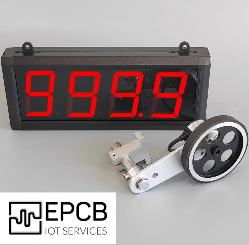 Bộ đo tốc độ sử dụng con lăn hiển thị đồng hồ LED EA-CD-L01