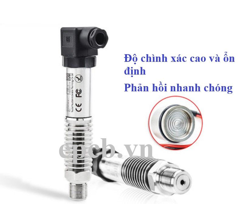 Cảm biến đo áp suất chịu nhiệt độ cao ES-PR-07  (4-20mA|0-10V)