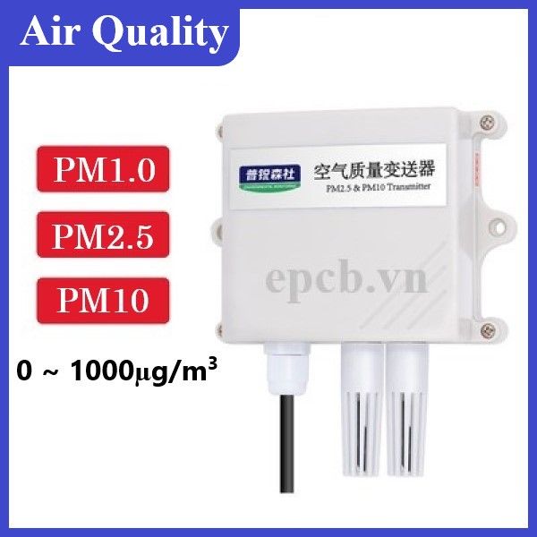 Cảm biến chất lượng không khí PM2.5 ES-AQ-PM-01 RS485 Modbus RTU