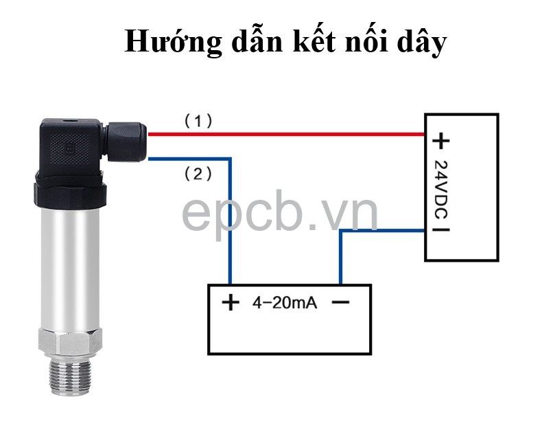 Cảm biến áp suất ES-PR-01 ngõ ra 4-20mA