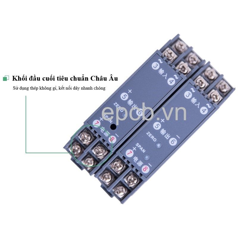 Bộ chuyển đổi điện áp xoay chiều AC sang 4-20mA | 0-10V