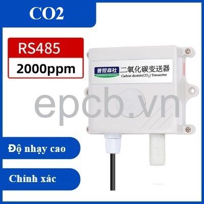 Cảm biến đo nồng độ khí CO2 ES-CO2-01 (RS485 | 4-20mA | 0-10V)