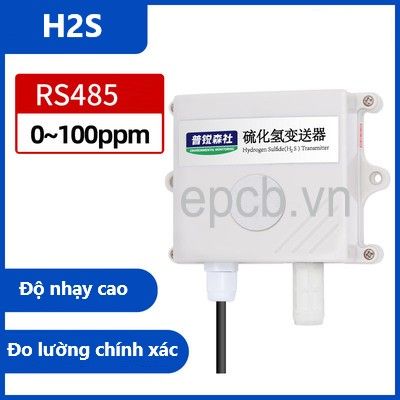 Cảm biến đo nồng độ khí H2S công nghiệp ES-H2S-02 ( RS485 Modbus RTU )