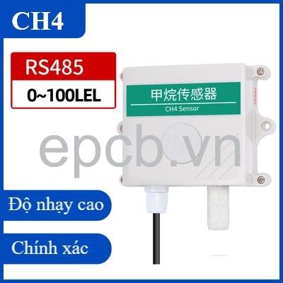 Cảm biến đo nồng độ khí Metan CH4 ES-CH4-01 ( RS485 | 4-20mA | 0-10V )