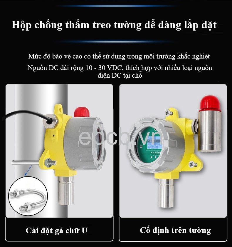 Cảm biến đo nồng độ khí CH4 công nghiệp ES-CH4-02 ( RS485 Modbus RTU )