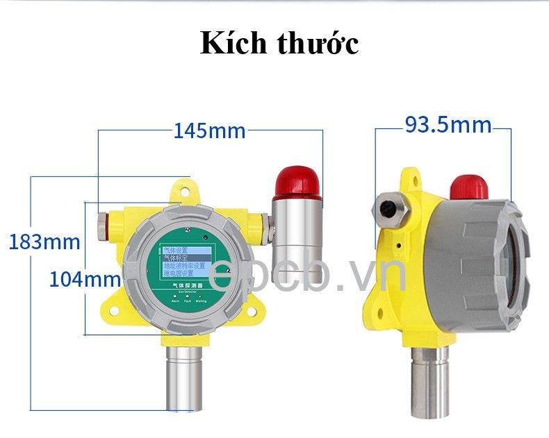 Cảm biến đo nồng độ khí CH4 công nghiệp ES-CH4-02 ( RS485 Modbus RTU )