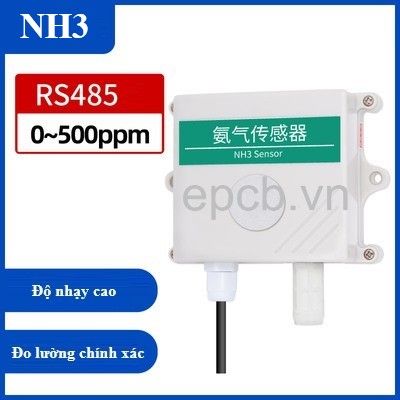 Cảm biến đo nồng độ khí amoniac NH3 ES-NH3-01 ( RS485 Modbus RTU )