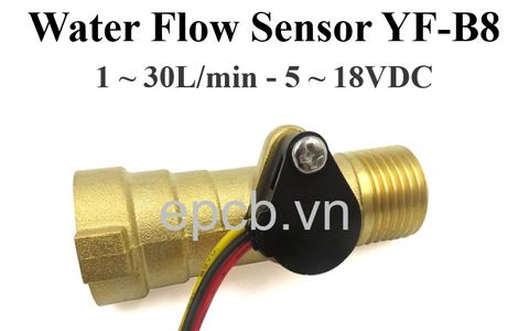 Cảm biến lưu lượng nước YF-B8 Cảm biến lưu lượng nước YF-B8
