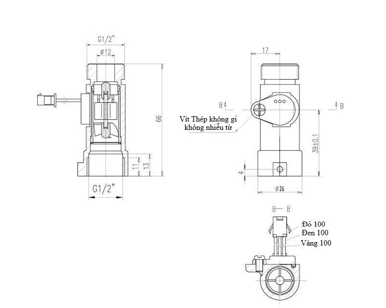 Cảm biến lưu lượng nước YF-B8