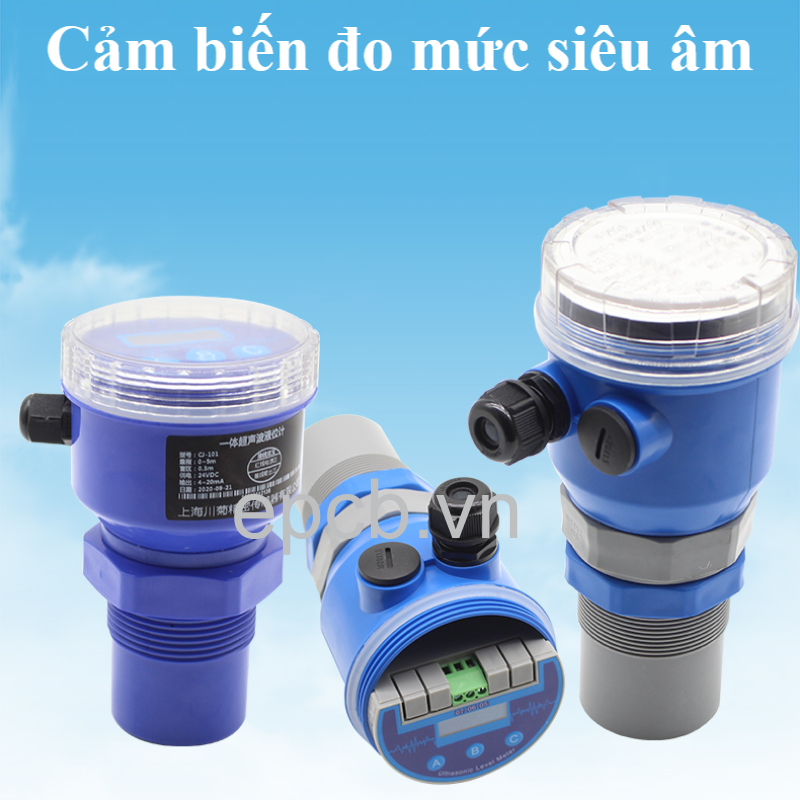 Cảm biến siêu âm đo mức nước ES-ULS-02 | 4-20mA | RS485 | Giá tốt