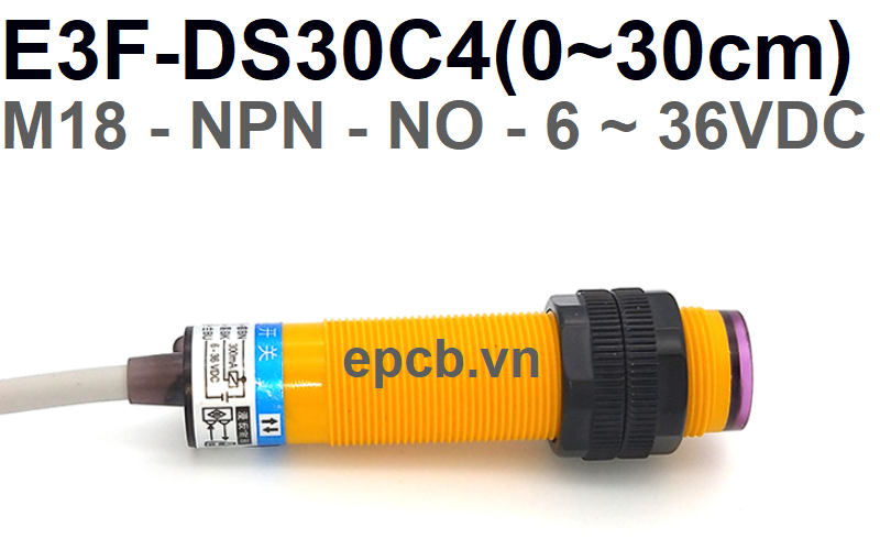Cảm Biến Vật Cản Hồng Ngoại E3F-DS30C4 (0-30cm)