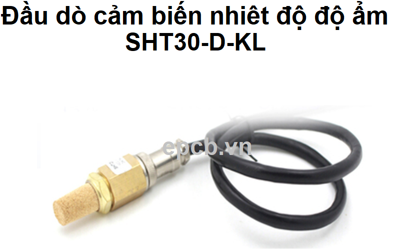 Đầu dò cảm biến nhiệt độ, độ ẩm SHT30-D-KL (vỏ kim loại, I2C)