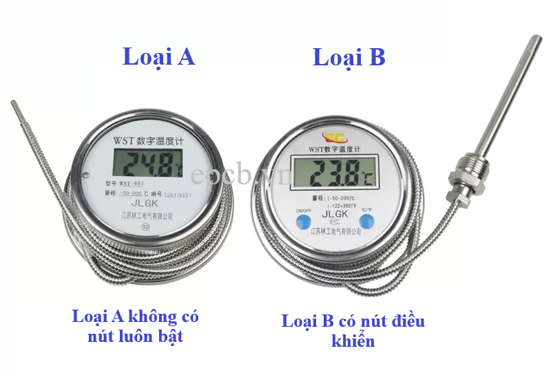 Đồng hồ đo nhiệt độ chống thấm nước công nghiệp WST/DTM-491