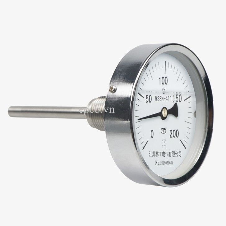 Đồng hồ đo nhiệt độ nồi hơi chống ăn mòn WSSN-411BF