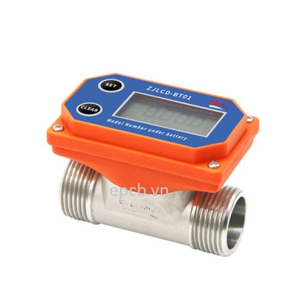 Đồng hồ đo và hiển thị lưu lượng nước ZJSUS-25 (Thép không gỉ)