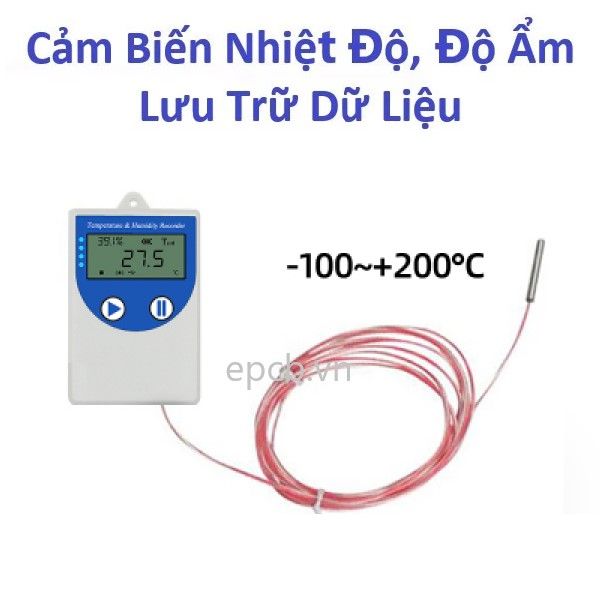 Đồng hồ hiển thị nhiệt độ, độ ẩm và lưu trữ dữ liệu EDL-TH02