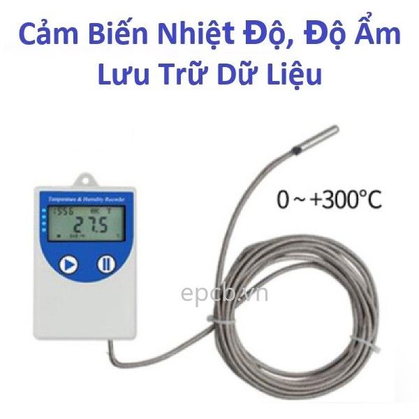 Đồng hồ hiển thị nhiệt độ, độ ẩm và lưu trữ dữ liệu EDL-TH02