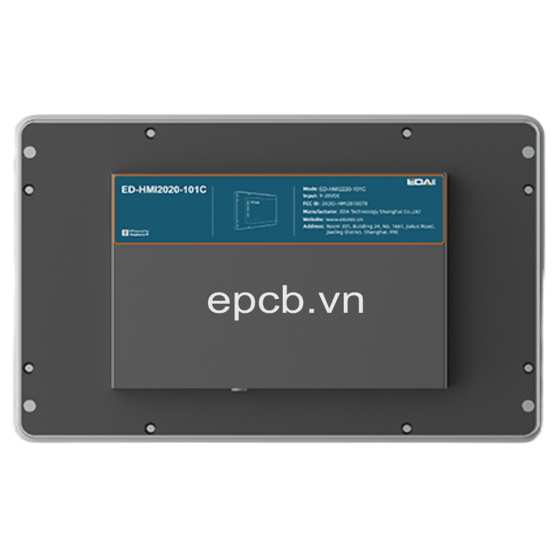 HMI công nghiệp 10.1 inch sử dụng Rasberry Pi CM4 ED-HMI2020-101C