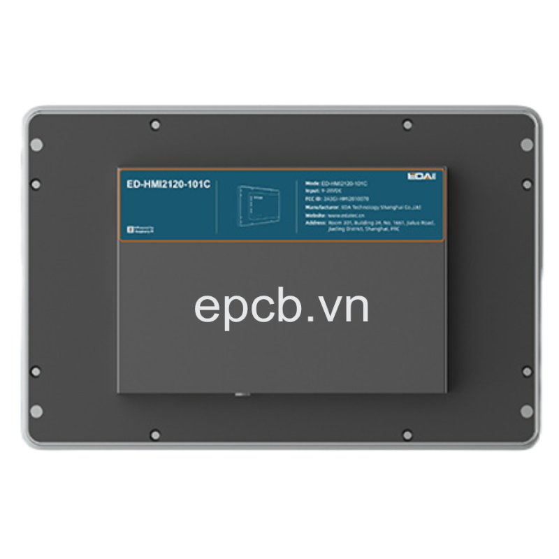 HMI công nghiệp 10.1 inch sử dụng Rasberry Pi CM4 ED-HMI2120-101C