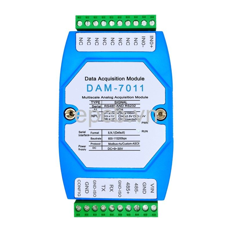 Module chuyển đổi tín hiệu 4-20mA sang RS485/RS232 đa kênh