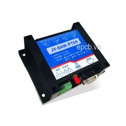 Module đọc nhiệt độ PT100 sang RS485 DAM-PT04