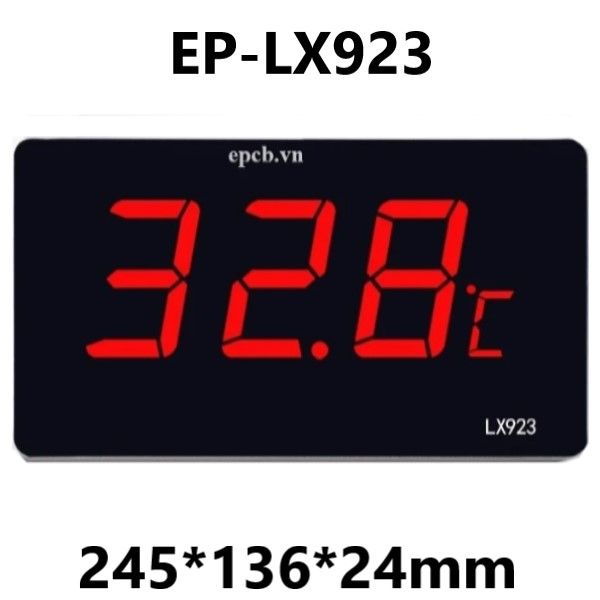 Đồng hồ đo nhiệt độ hiển thị màn hình LED EP-LX923