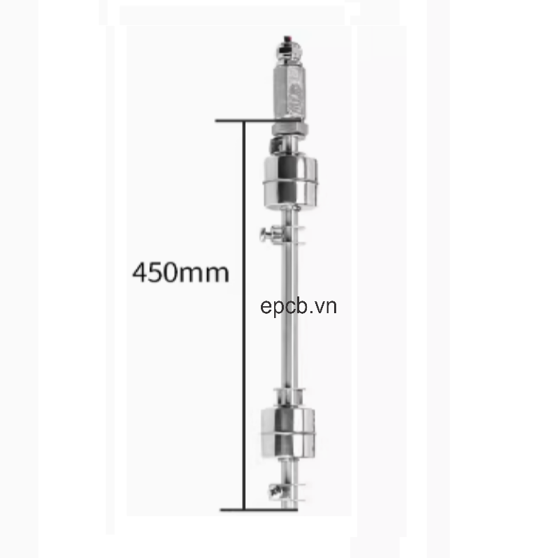 Phao điện báo mức có thể điều chỉnh mức thép không gỉ