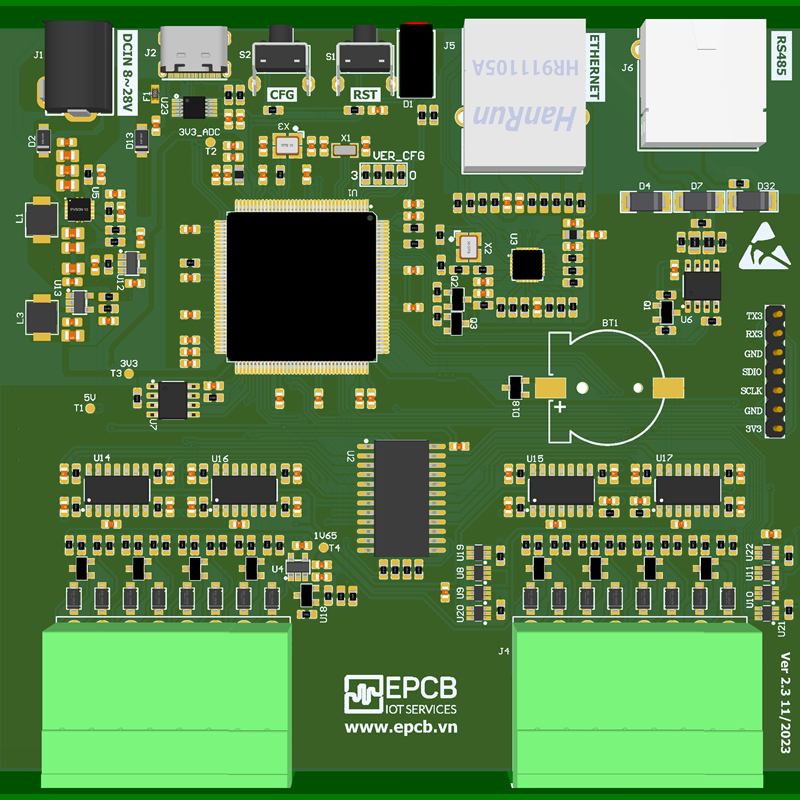 Thiết Kế Mạch Vi Điều Khiển STM32 Với Ethernet (STM32F407 & LAN8720)