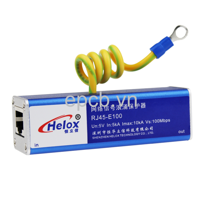 Thiết bị chống sét lan truyền tín hiệu mạng HD RJ45-E100