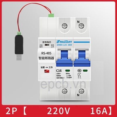 Thiết bị đóng cắt thông minh 1P, 2P, 3P giao tiếp RS485 Modbus RTU