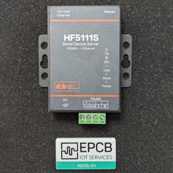 Bộ chuyển đổi tín hiệu RS485 sang Ethernet HF5111S