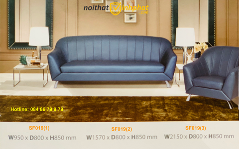 Sofa da thật cao cấp Hoà Phát SF019